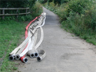 Ob Einsatz oder Übung, am Ende muss aufgeräumt werden.