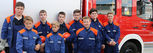 Die Jugendfeuerwehr Libur: Insgesamt 12 Jugendliche mit Spaß an der Feuerwehr-Technik und mit Lust auf gemeinsame, spannende Herausforderungen.
